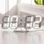 6609 3D Stereo LED Alarm Clock Living Room 3D Wall Clock