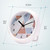 Round Waterproof Wall Clock Kitchen And Bathroom Desktop Clock Ornaments