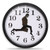 Walking Clock Businessman Briefcase Glass Wall Clock Personality Clock Decoration Round Clock