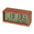 1906 Solid Wood Luminous Clock Large Screen Temperature And Humidity Clock