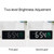 0715 Voice-activated LED Mute Date Temperature Display Electronic Clock