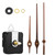 Quartz Clock Dial Repair Kit DIY Wall Clock Parts,Spec: