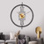 YX0801 Simple Art Living Room Background Wall Decoration Clock Mute Wall Clock