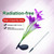 Simulated Lily Flower 4 Heads Solar Powered Outdoor IP55 Waterproof LED Decorative Lawn Lamp, Colorful Light
