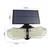 78 LEDs Home Lighting Integrated Courtyard Waterproof Double Heads Rotatable Solar Wall Light Street Light