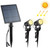 6W One for Two Solar Spotlight Outdoor IP65 Waterproof Light Control Induction Lawn Lamp, Luminous Flux: 300-400lm