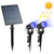 6W One for Two Solar Spotlight Outdoor IP65 Waterproof Light Control Induction Lawn Lamp, Luminous Flux: 300-400lm