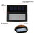 6 LEDs Outdoor IP65 Waterproof Garden Lamp LED Solar Power Light Sensor Emergency Wall Light