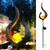 Solar Flame Light LED Iron Art Outdoor Garden Lawn Decorative Ground Plug Light Landscape Lamp