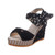 Women Sandals Dot Bowknot Platform Wedge Shoes