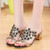 Fashion Thick Heel Rhinestone Fish Mouth Slippers
