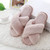 Cross Warm Plush Women Slippers