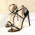 Fashion Ladies Sexy Stiletto Heel Toe Cross Strap Sandals