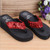 Sequin Slippers Wedge ith Flip Flops