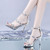 Sexy Peep Toe Five Pointed Star High Heels Sandals Wedding Shoes