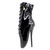 Ballet Pumps Spike Heel Black Lace-Up Pointed Toe Shoes