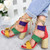 Women Shoes Openwork Color Block Hemp Lace Up High Heels