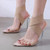 Women Shoes Simple Transparent Lace Up High Heels