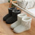 Winter Home Boots Thick-Soled Non-Slip Cotton Slippers