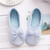 Bow Confinement Shoes Indoor Home Confinement Shoes Non-Slip Floor Bag Heel Slippers