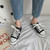 Women Canvas Shoes Inner Heightened Semi-Slipper Lazy Shoes