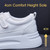SH01 Sticky Elastic Patch Breathable White Shoes Spring Running Sneakers