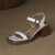 Summer Platform Mid Heel Open Toe Sandals