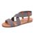 Women Flat Fish Mouth Sandals Elastic Band Roman Sandals