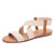 Women Flat Fish Mouth Sandals Elastic Band Roman Sandals