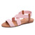 Women Flat Fish Mouth Sandals Elastic Band Roman Sandals