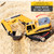 258-1 5 Channel 2.4G 1/24RC Remote-controlled Engineering Plastic Excavator Charging RC Car