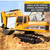 258-1 5 Channel 2.4G 1/24RC Remote-controlled Engineering Plastic Excavator Charging RC Car