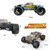 9000E 1:14 Full Scale Remote Control 4WD High Speed Car