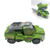 HG-882 Electric Dinosaur Deformation Car Toy Universal Light Music Toy