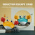 Escape Crab Automatic Obstacle Avoidance Light Music Electric Induction Crawling Toy