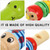 2 PCS Cute Cartoon Wooden Whistle Children Wind Instrument, Random Style Delivery