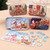 4 PCS Christmas Wooden DIY Gift Children Handmade Santa Claus Puzzle Toy