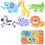 DUOQU Children Early Education Picture Puzzle Toy Box Set
