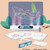 Multifunctional Luminous 3D Children Drawing Board, Without Watercolor Pen, Style: