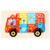 3 PCS Three-dimensional Buckle Traffic Puzzle Cognitive Puzzle Wooden Toy