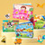 Children Early Teaching Cartoon Intelligence Development Toys Repeatedly Paste Book
