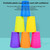 Mixed Colors Quick Stack Cups Speed Training Sports Stacking Cups With Card,Spec: