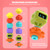 Baby Rainbow Sensory Toys Shape Sorting Toy Colorful Cube