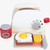 Wood Pretend Play Kitchen Role Play Game Learning Toy Simulation Toasters Bread Set for Children
