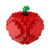Apple Pattern Plastic Diamond Particle Building Block Assembled Toys