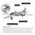 MoFun SW-022 DIY Stainless Steel Bombing Plane Assembling Blocks