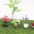 3 PCS 1:12 Doll House Mini Flower Model Sunflower Potted Ornaments