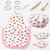 11 PCS / Set Kids Cooking Baking Kit Kitchen Chef Costume Role Play Apron Hat Gloves Set for Children
