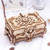 Wooden Machinery Antique Box DIY Gift Gear Rotating Model 3D Assembly Puzzle Educational Toy