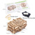 Wooden Machinery Antique Box DIY Gift Gear Rotating Model 3D Assembly Puzzle Educational Toy